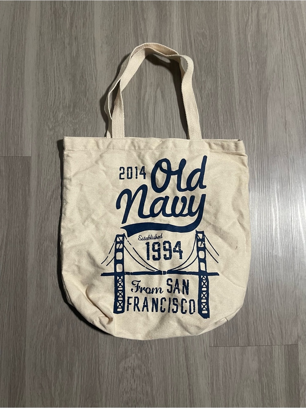 Old Navy San Francisco Canvas Tote Bag